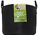 Smart Pots 15-Gallon Smart Pot Soft-Sided Container, Black with Strap handles
