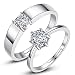 Produktbild 24 JOYAS Paar verstellbare Ringe, Trauringe für Verliebte. Romantisches Geschenk Ideal für Verlobung, Weihnachten, Jubiläum