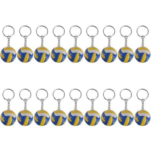 Porte-clés volley-ball pour sac de sport et décoration de clés fan