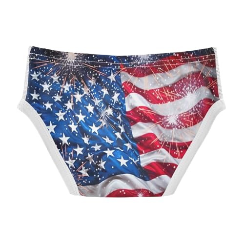 Emelivor Vintage Flying American Flag Boys' Underwear Cotton Toddler Underwear Boys Briefs Soft Kids Brief Undies2