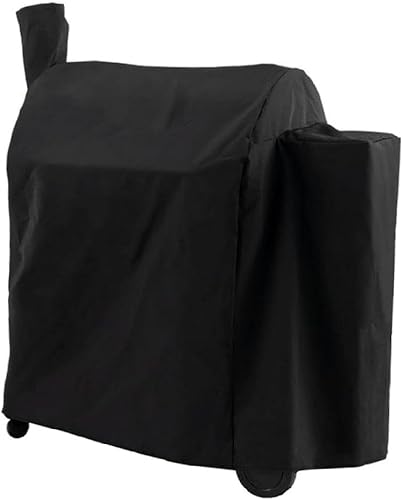 Miniatura 8 de Blackhoso Cubierta impermeable 600D para parrillas Traeger Tailgater serie 20, accesorios de cubierta de parrilla resistente para parrillas Traeger