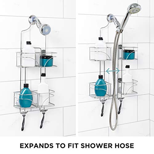 Zenna Home Expandable OverTheShower Caddy, Chrome Buy Online in United Arab Emirates at