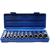 Lange 12-KANT/Zwölfkant Vielzahn (Doppel-Sechskant/Doppel-6-kant) Steckschlüsseleinsätze Schraube...