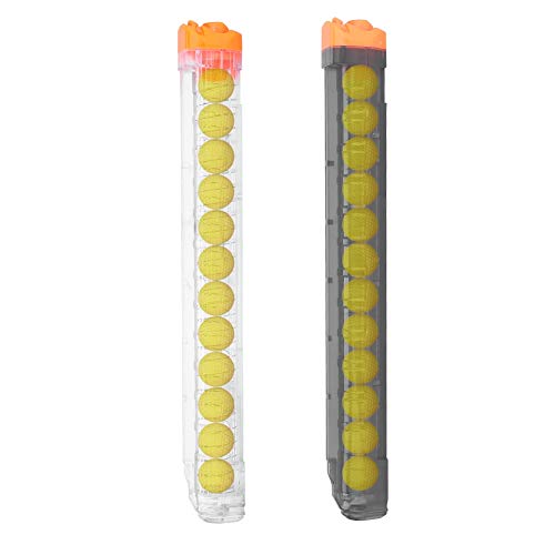 12-Round Refill Magazine, Bullet Ball Pack Darts Bullet Clip Replacement for Nerf Rival Apollo Zeus Blaster Guns Toys Helios Rival Nerf Gun (Bullet Not Included)(Black)