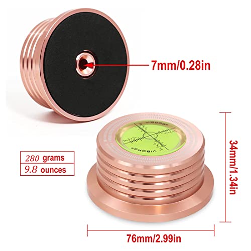 Tertullus Poids du disque vinyle avec libellule 50 Hz - Pour disques vinyles - Poids de support : 280 g - Image 6