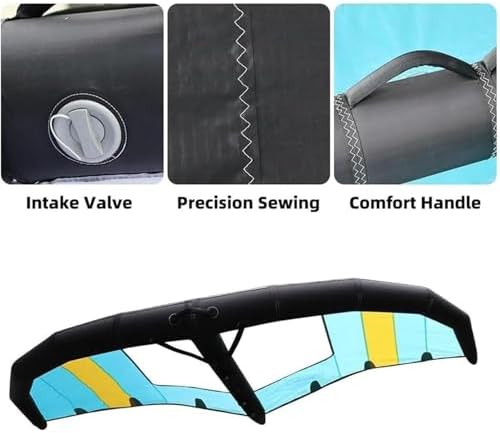 Handheld Inflatable Surf Wing for Kitesurfing – Beginner-Friendly Foil Kite, Perfect for Adults, Water Sports, Outdoor Fun, Easy to Use, Lightweight Design