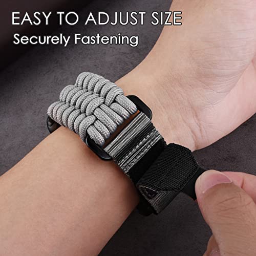 VISOOM Braided Strap Compatible with Apple Watch Straps 46mm 42mm 44mm 45mm 49mm - Image 3
