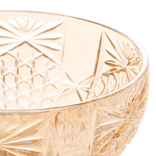 Conjunto 6 Taças de Sobremesa de Cristal Princess Champanhe 260ml - Wolff