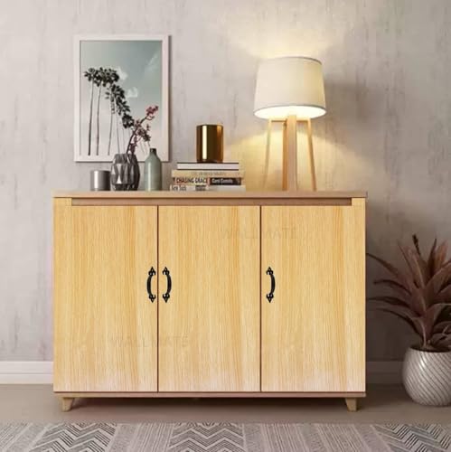 Image of WALLMATE Self Adhesive Wood Grain Wallpaper Vinyl Furniture Sticker Wood Wallpaper Kitchen Wallpaper Wooden Door Desktop Wallpapers (Oak Wooden, 24x64 Inch)