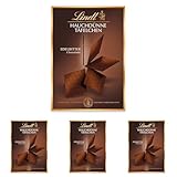 Lindt Schokolade Hauchdünne Täfelchen Edelbitter | 125 g | Hauchdünne Täfelchen aus feinster Edelbitterschokolade |Einzigartig dünn und traumhaft zartschmelzend | Schokoladengeschenk (4er Pack)
