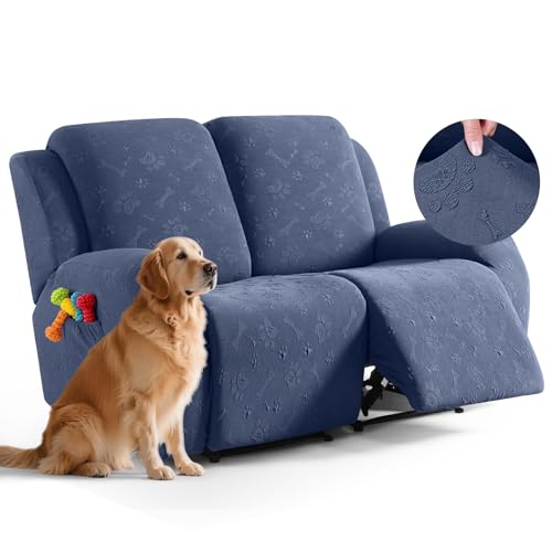 Ruaozz Loveseat Couch Covers, 6 Pieces Recliner Co...