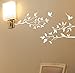 Tree Branches Wall Decal with Birds Vinyl Sticker Nursery Leaves 40