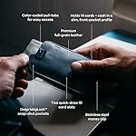 Distil Union Wally 5.0 with MagLock - Slim Bifold Wallet for Men with Money Clip, Premium Leather – Minimalist Card Holder - Holds 14 Cards & 30 Bills - Black - Image 5