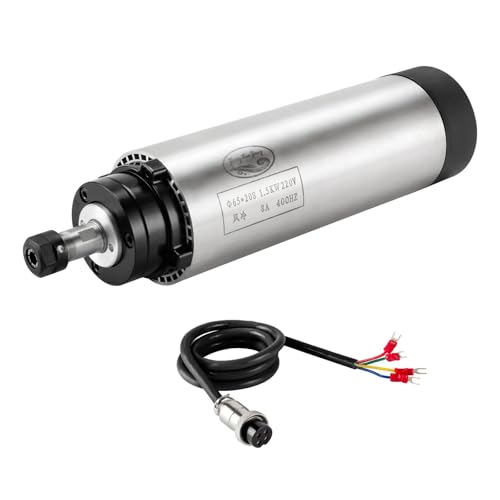 Cnc mandrino 220 V Air Cooled mandrino motore 1,5 KW 65 mm