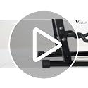 Image of VERAT Folding Guitar Stand | Heavy Duty Universal A-Frame Guitar Stand for Acoustic, Electric, Bass & Ukulele | Portable Foldable Floor Stand with Soft Foam Padding & Anti-Slip Rubber Feet | Black