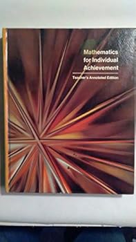 Unknown Binding Mathematics for Individual Achievement 7 Teachers Edition Book