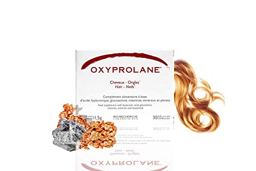 Oxyprolane® Cheveux & Ongle • Complément Alimentaire Double Action • Cure 3 mois / 90 gélules (1/j) • Fabriqué en France par LABORATOIRES BIO-RECHERCHE® Cover