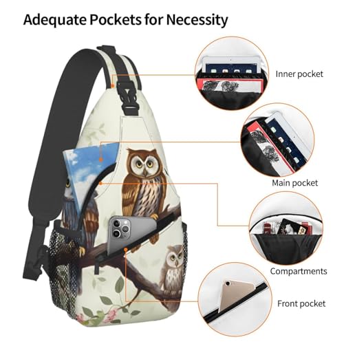 Bolso cruzado para hombre tipo bandolera negro miniatura 4