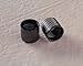Kimble Phenolic Black Screw Thread Cap with PTFE-Faced White Rubber Liner, Cap Size 15-415 (Case of 500)