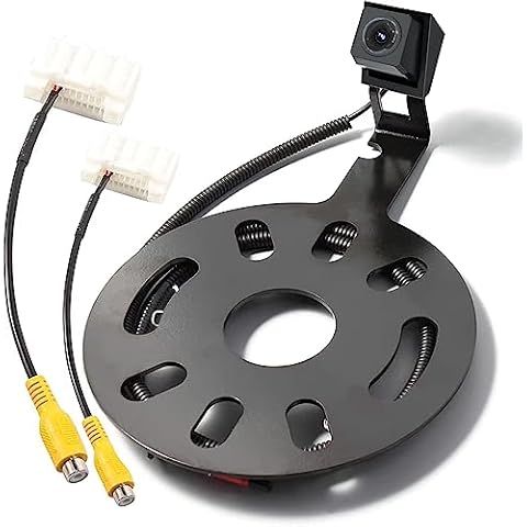 EWAY Classic 1.0 Backup Camera for Jeep Wrangler Spare Tire Mount 2007-2018, Rear View Reverse Aftermarket Camera for JK JKU Rubicon Sahara Sport Unlimited Removable Guidelines w/OEM Monitor Adapter Cover