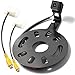 EWAY Car Backup Reverse Rear View Spare Tire Mount Camera for Jeep Wrangler 2007-2018 Waterproof Reversing Parking Aftermarket Camera Removable Guideline with Backup Camera Radio Video Input Cable