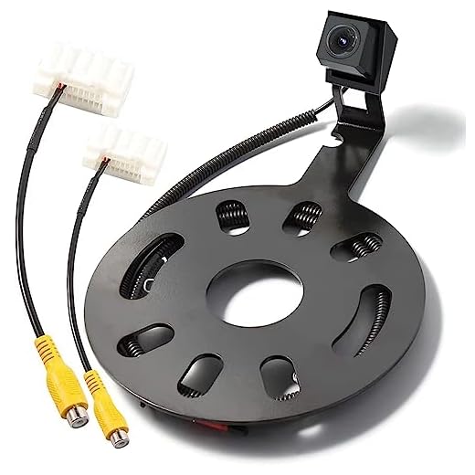 EWAY Classic 1.0 Backup Camera for Jeep Wrangler Spare Tire Mount 2007-2018, Rear View Reverse Aftermarket Camera for JK JKU Rubicon Sahara Sport Unlimited Removable Guidelines w/OEM Monitor Adapter