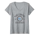 Middle Tennessee State Blue Raiders Stamp Logo V-Neck T-Shirt