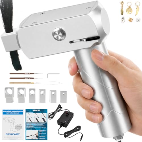 Dreadlock Machine with Manual Needle Retraction Stepless Speed Loc Machine 0-Heat Permanent Magnet Motor Portable Electric Instant Loc Machine for Natural & Synthetic Hair Safe DIY Dreadlock Maker