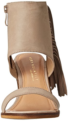 Very Volatile Women's Vermont Dress Sandal, Taupe, 9 B Us #TOP1