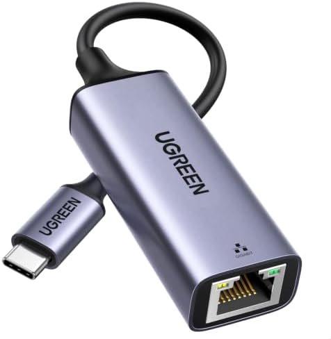 UGREEN USB C to Ethernet Adapter, Plug and Play 1Gbps Ethernet Ad...