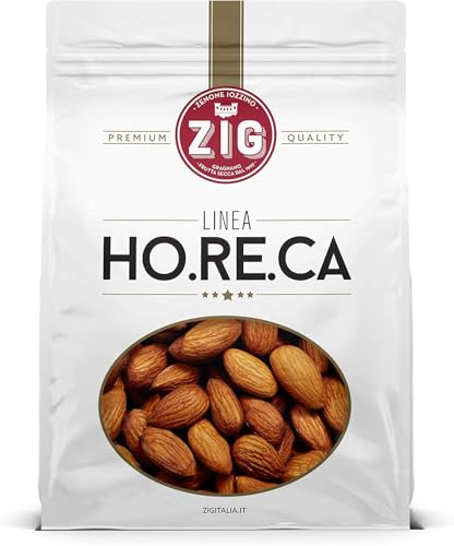 ZIG - HORECA - Premium Geröstete und Gesalzene Mandeln ohne Schale 1 kg