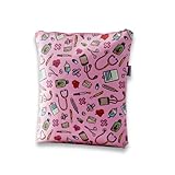 Bolsa necessaire personalizada enfermagem - (ROSA)