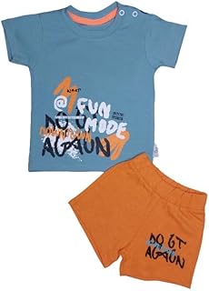 طقم بيجامة فن مود للأطفال مكون من قطعتين للصيف من نايس بيبي، 378