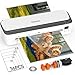 Thermolaminiergerät für A4-Größe, A4 Laminiergerät, 11 in 1 Thermolaminiergerät mit 36 Laminierfolien, Kalt-Heiß-Laminiergerät, 3 Schneideköpfe und integrierter Trimmer für Schule, Heim und Büro