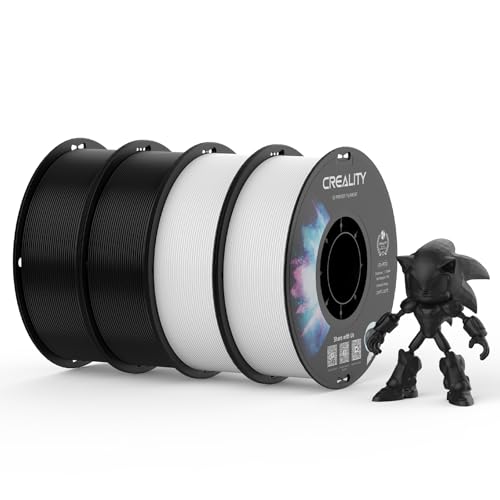 Creality PETG Filament 1.75, 3D Printer Filament: Excellent Toughness, High Precision, Dimensional Accuracy +/- 0.02 mm,