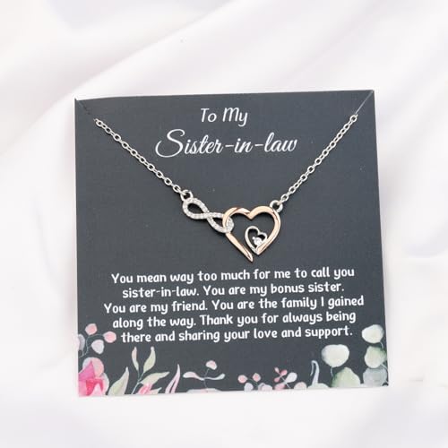 PLITI Sister In Law Necklace - Wedding Gift & Appreciation Jewelry3