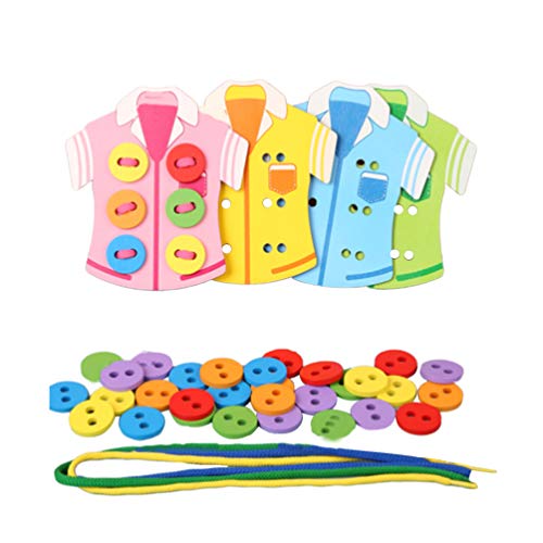 NUOBESTY 4 peças de pranchas de aprendizagem de vestido pré-escola educacional para habilidades bási