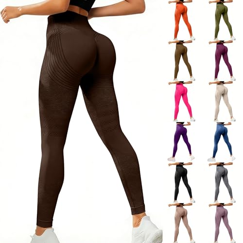 Leonie and Co Legging 3D Anti Cellulite Femme Luveon Sport Effet Push-Up Ventre Plat Minceur Compression Yoga Fitness Drainage Lymphatique Lipoedeme Running