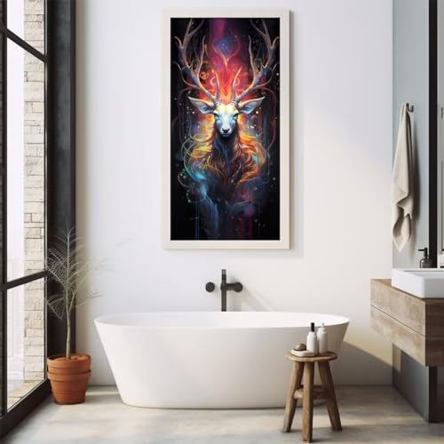 Broderie diamant 85x170cm pour habiller un grand mur vide facilement