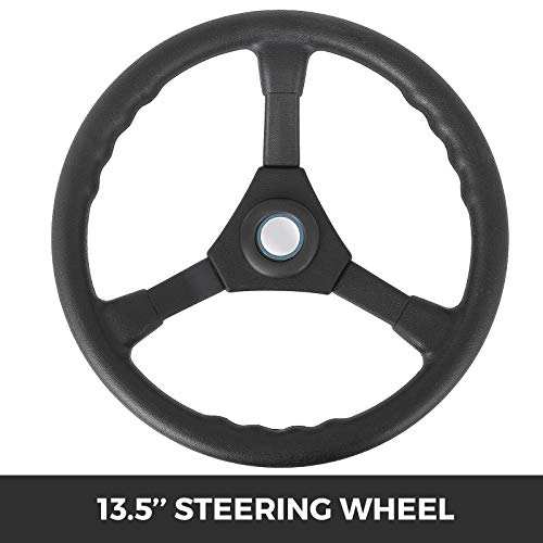 image for Bestauto Outboard Steering System 14' Outboard Steering Kit 14 Feet Bo