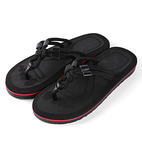 Men's Modern Zori Flip Flop Thong Sandals, Unisex Beach Sandal Comfortable Flip Flop Men's Footwear