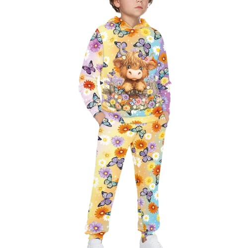 HUIACONG Sweat Set for Kids Children Sweatsuits Boys Girls Sweat Suit3