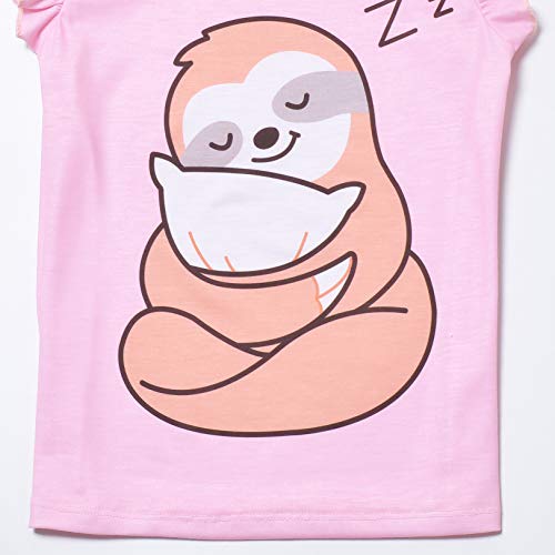 CHILDRENSTAR Matching Girls&Doll Pajama Sets Summer Pjs Flutter Sleeve Sleepwear3