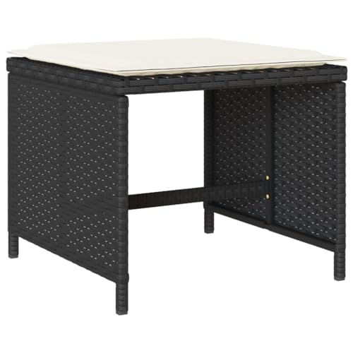 Salon de jardin en rotin synthétique 9 pièces résistant aux intempéries - 6