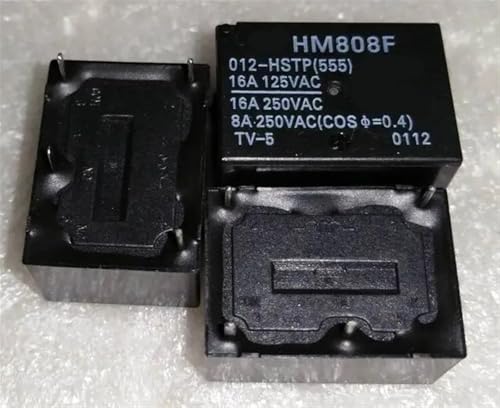 Relé 4 pines 7520-1A-12V-16A recambio HM808F 012-HSTP 2