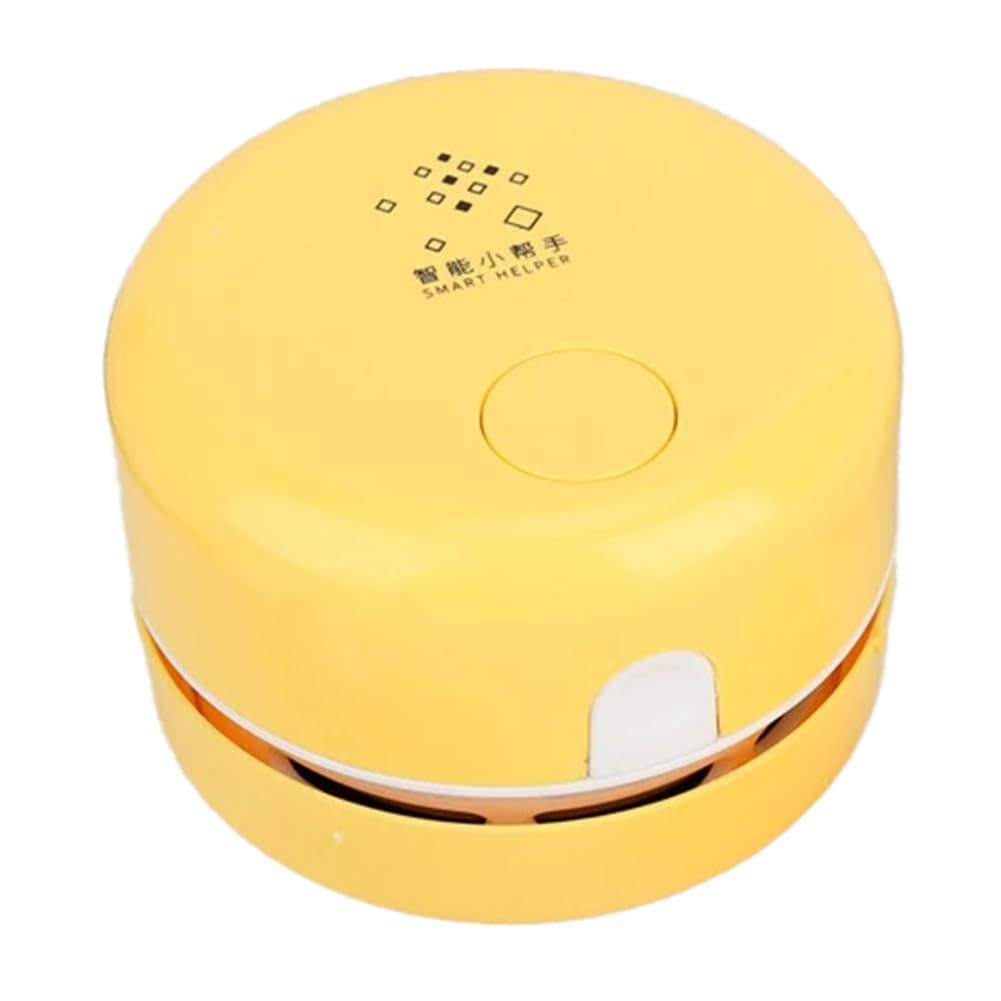CTRLZS Portable Desktop Cleaning Supplies Cleaner Desktop Vacuum Cleaner Vacuum Cleaner Yellow