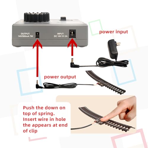Image of HO Scale 1:87 Electric Train Sets, Black Locomotive Trainset with Remote Control Track Power Pack and Speed Controller Ages 14+