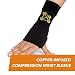Produktbild copperjoint Kupfer Handgelenkstütze, # 1 Kompression Sleeve  Garantiert Erholung von Schmerzen, Verstauchungen, Karpaltunnelsyndrom, Bursitis, Tendinitis, Arthritis  Single