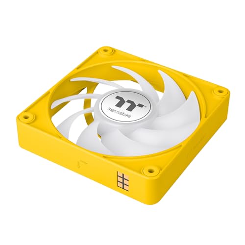 Image of Thermaltake CT140 EX Reverse ARGB Sync PC Cooling Fan 3 Pack, 500~1800 RPM, 5V Mobo Sync, 16.8 Million Colors 9 LEDs, MagForce 2.0 Connectors, Hydraulic Bearing, Bumblebee, CL-F227-PL14BB-A