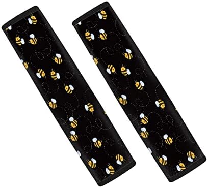 Wanyint Classical Brown Leopard Animal Auto Seat Belt Cover Shoulder Pads 2Pcs SUV Truck Vans Sedans Seatbelt Protector Soft Strap Car Harness Cover Car Accessories Backpack Strap Cover